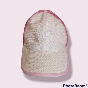 Pink John Deere Trucker Hat
